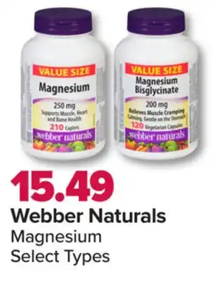 PharmaChoice Webber naturals magnesium offer