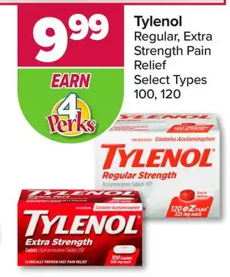 PharmaChoice Tylenol regular, extra strength pain relief offer