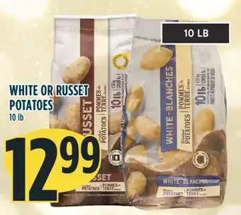 Marché Adonis White or russet potatoes offer