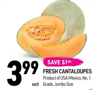 Coppa's Fresh Market Fresh cantaloupes offer