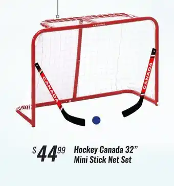 Hockey Life Hockey canada 32 mini stick net set offer
