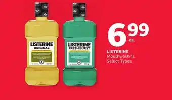 Rexall Listerine mouthwash offer