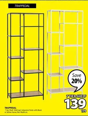 JYSK Trappedal 7 tier shelf offer