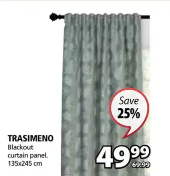 JYSK Trasimeno blackout curtain panel offer