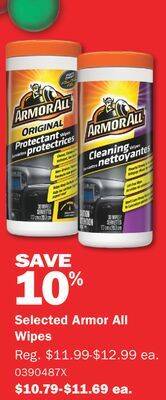 PartSource Selected armor all wipes offer