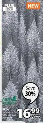 JYSK Skov shower curtain offer