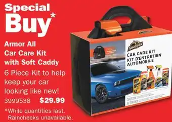 PartSource Armor all car care kit with soft caddy offer
