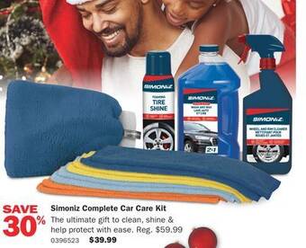 PartSource Simoniz complete car care kit offer