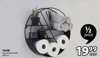 JYSK Palne round wall shelf offer