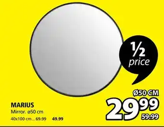JYSK Marius mirror offer