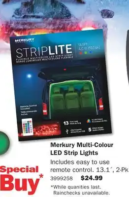 PartSource Merkury multi-colour led strip lights offer