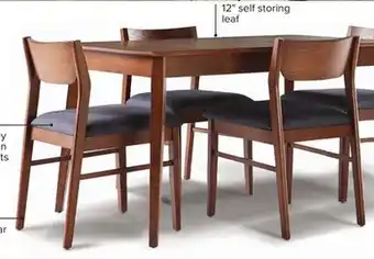 Leon's Lenard 5-piece dining set - walnut offer