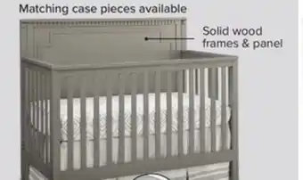 Leon's Emery convertible panel crib offer