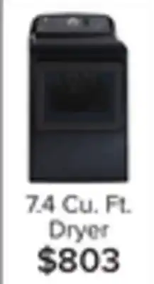 Leon's Ge diamond grey electric dryer (7.4 cu. ft.) - gtd65ebmrdg offer