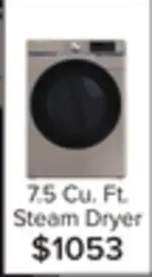 Leon's Samsung champagne steam front load dryer (7.5 cu. ft.) - dve45b6305c/ac offer