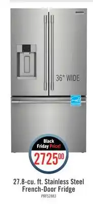 The Brick Frigidaire professional 27.8 cu. ft. french-door refrigerator - prfs2883af offer