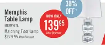 The Brick Memphis floor lamp offer