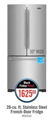 The Brick Maytag 20 cu. ft. french-door refrigerator mfb2055frz offer