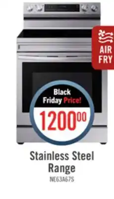 The Brick Samsung 6.3 cu. ft. freestanding electric range with wi-fi - ne63a6711ss/ac offer