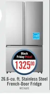 The Brick Hisense 26.6 cu. ft. french-door refrigerator - rf27a3fse offer