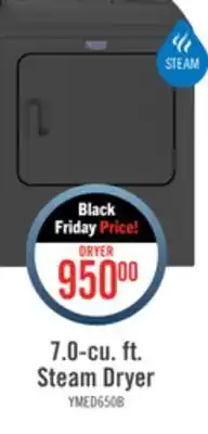 The Brick Maytag 7 cu. ft. pet pro electric dryer - ymed6500mbk offer
