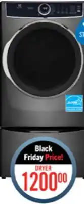The Brick Electrolux 8 cu. ft. electric dryer - elfe763cat offer