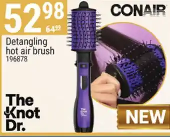 Rossy Conair detangling hot air brush offer