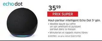 The Source Haut-parleur intelligent echo dot 5e gén offer