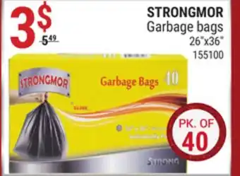 Rossy Strongmor garbage bags offer