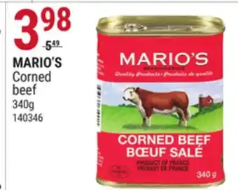 Rossy Mario's corned beef offer
