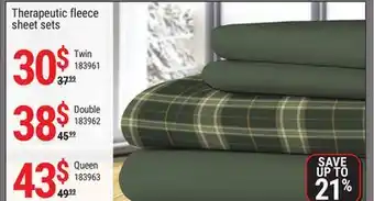 Rossy Therapeutic fleece sheet sets offer
