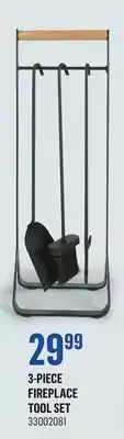 Canac 3‑piece fireplace tool set offer