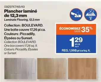Patrick Morin Laminate flooring, 12.3 mm offer