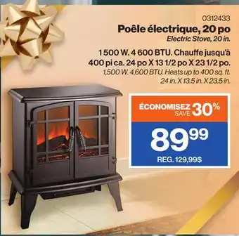 Patrick Morin Electric stove, 20 in offer