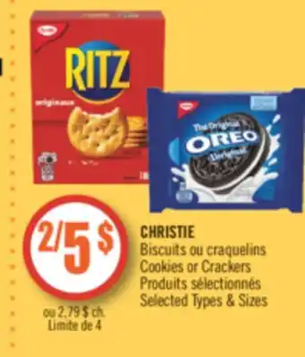Pharmaprix Christie cookies or crackers offer