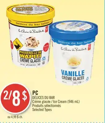 Pharmaprix Pc ice cream offer