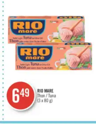 Pharmaprix Rio mare tuna offer
