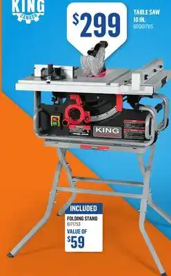 Canac Table saw 10 in offer