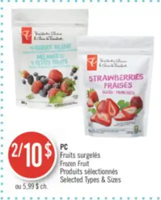 Pharmaprix Pc frozen fruit offer