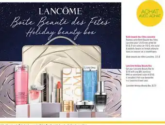 Pharmaprix Lancôme holiday beauty box offer