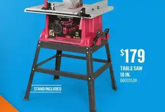 Canac Table saw 10 in offer