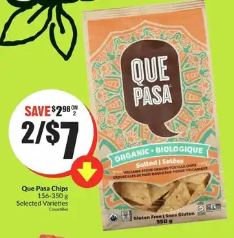 FreshCo Que Pasa Chips 156-350g offer