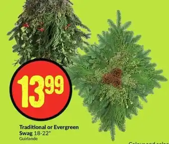 FreshCo Traditional or Evergreen Swag 18-22" offer