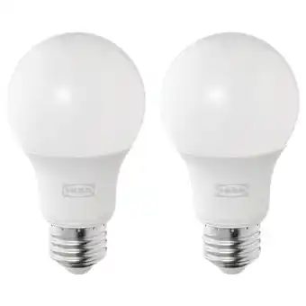 IKEA Solhetta led bulb e26 450 lumen, globe opal white offer