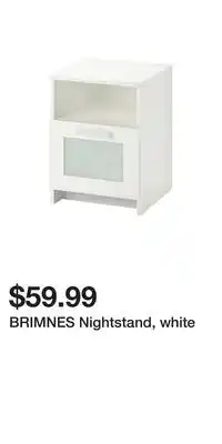 IKEA Brimnes nightstand, white offer
