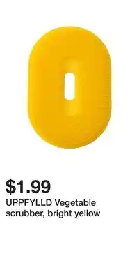 IKEA Uppfylld vegetable scrubber, bright yellow offer