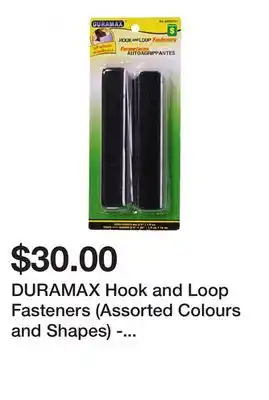 Dollarama Duramax hook and loop fasteners (assorted colours and shapes) - case of 24 offer
