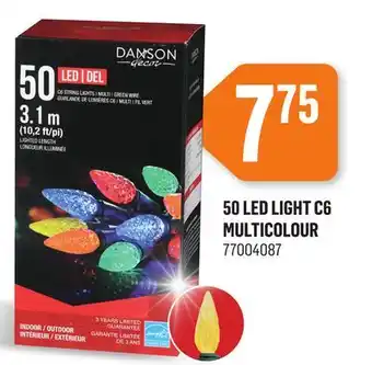 Canac 50 led light c6 multicolour offer