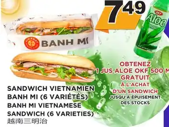 Kim Phat Banh mi vietnamese sandwich (6 varieties) offer