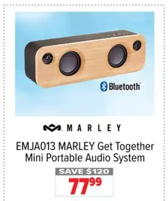 2001 Audio Video Marley get together mini portable audio system offer